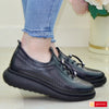 Pantofi Casual Piele Naturala Neagra Gabinna 065-538