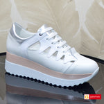 Pantofi Sport Piele Naturala Bej Lorena 3890-2026