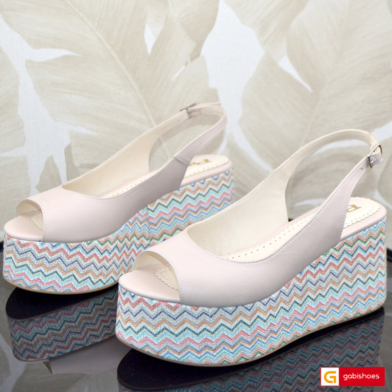 Sandale Piele Naturala Bej Lorena 3989-3