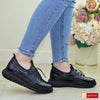 Pantofi Casual Piele Naturala Neagra Gabinna 065-538