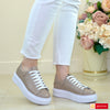 Pantofi Sport Piele Naturala Taupe Lorena 3181-3