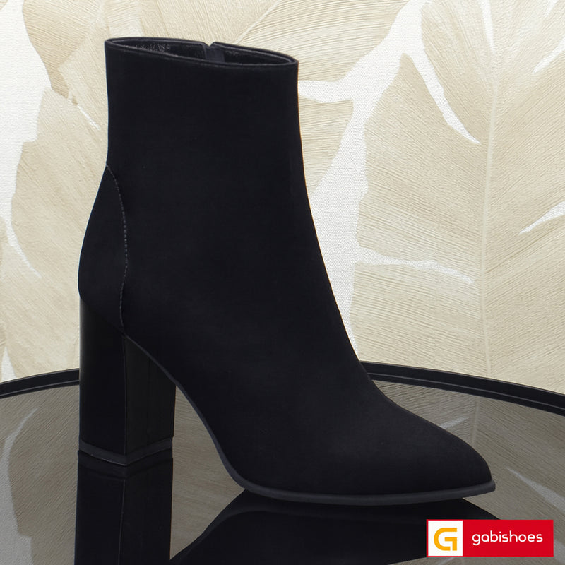 Ghete Dama Piele Naturala Intoarsa Neagra Lorena 2068-2
