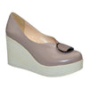 Pantofi Dama Piele Naturala Taupe Sandy 1312-6