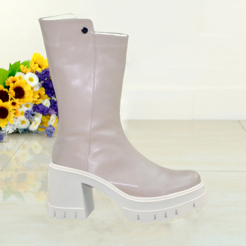 Ghete Casual Dama Piele Naturala Eliza 1653-25