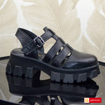 Sandale Piele Naturala Neagra Lorena 3900-15
