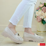 Pantofi Sport Piele Naturala Bej Gabinna 3726-1