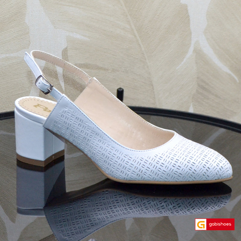 Sandale Dama Office Piele Naturala Alba Lorena 3895-2 T