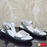 Sandale Dama Piele Naturala Argintie 4042-1