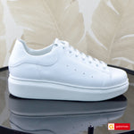 Sneakers Piele Naturala Alba Lorena 3044-16