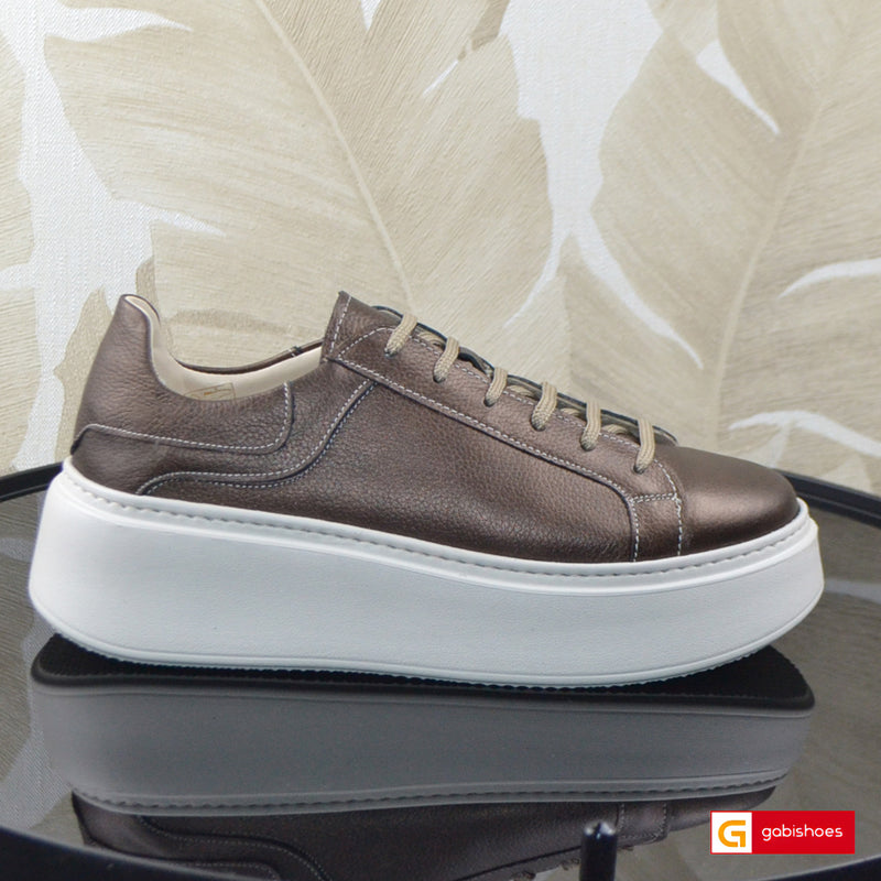 Pantofi Sport Piele Naturala Maro Lorena 3996-1