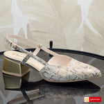 Sandale Office Dama Piele Naturala Aurie Ama 3762-2026
