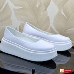 Balerini Piele Naturala Alba Gabriela 3146-57