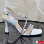 Sandale Dama Office Piele Naturala Alba PERLLA 1319