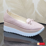 Pantofi Sport Piele Naturala Pudra Neon Gabinna 3156-11