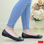 Balerini Dama Piele Naturala Neagra Natalia 164-911610