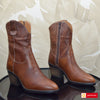 Ghete Cowboy Piele Naturala Maro Lorena 3518-8