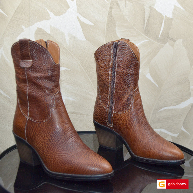 Ghete Cowboy Piele Naturala Maro Lorena 3518-8
