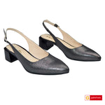 Sandale Dama Office Piele Naturala Neagra Lorena 3752-5