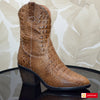 Ghete Cowboy Piele Naturala Maro Lorena 3518-7