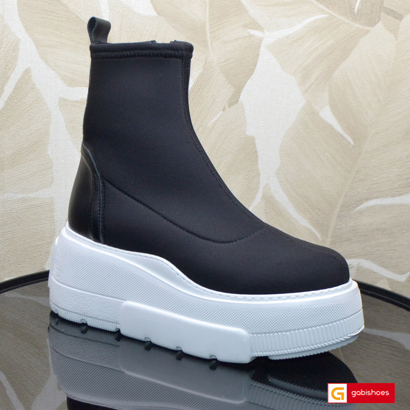 Ghete Dama Streach Piele Naturala Intoarsa Gabinna 3670-8 TT NEW