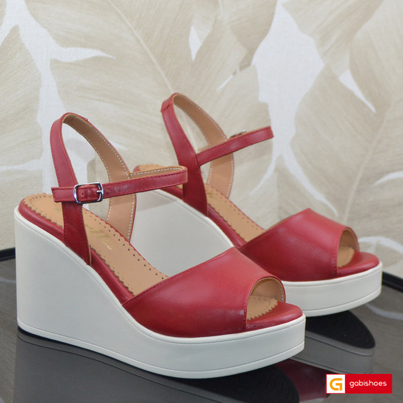 Sandale Casual Dama Piele Naturala Rosie LORENA 3923-4