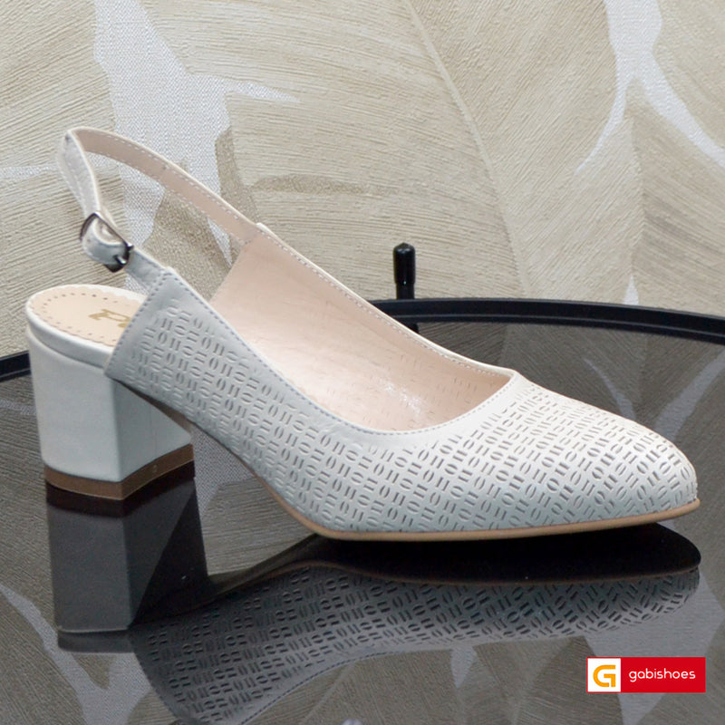 Sandale Dama Office Piele Naturala Bej Lorena 3895-1 T