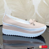 Pantofi Sport Piele Naturala Alb cu Pudra Gabinna 3725-3