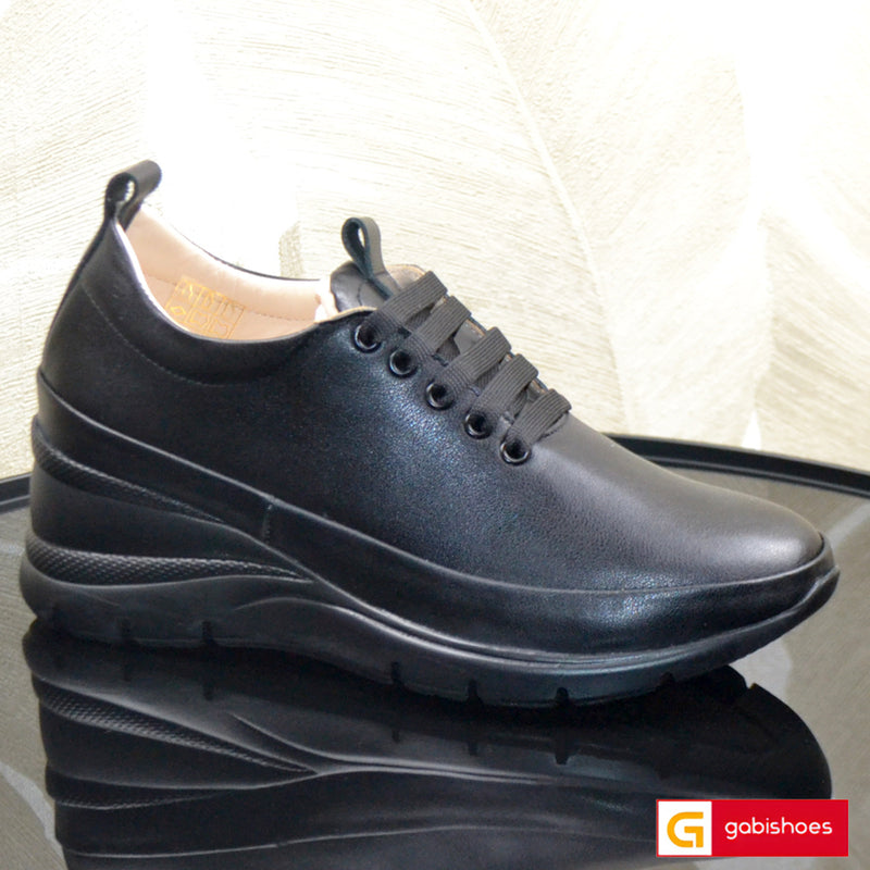 Pantofi Dama Piele Naturala Neagra Lorena 2024-2024