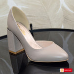 Pantofi Office Dama Piele Naturala Taupe Stefannia 216-4