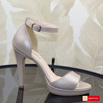 Sandale Office Dama Piele Naturala Taupe Evellin 2091-7