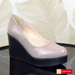 Pantofi Dama Piele Naturala Taupe Sandy 1422-4