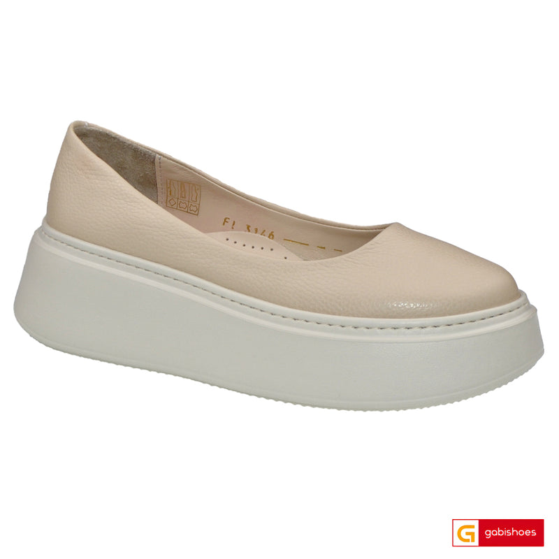 Balerini Piele Naturala Bej Gabriela 3146-53