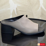 Papuci Dama Piele Naturala Taupe Gabinna 3768-2