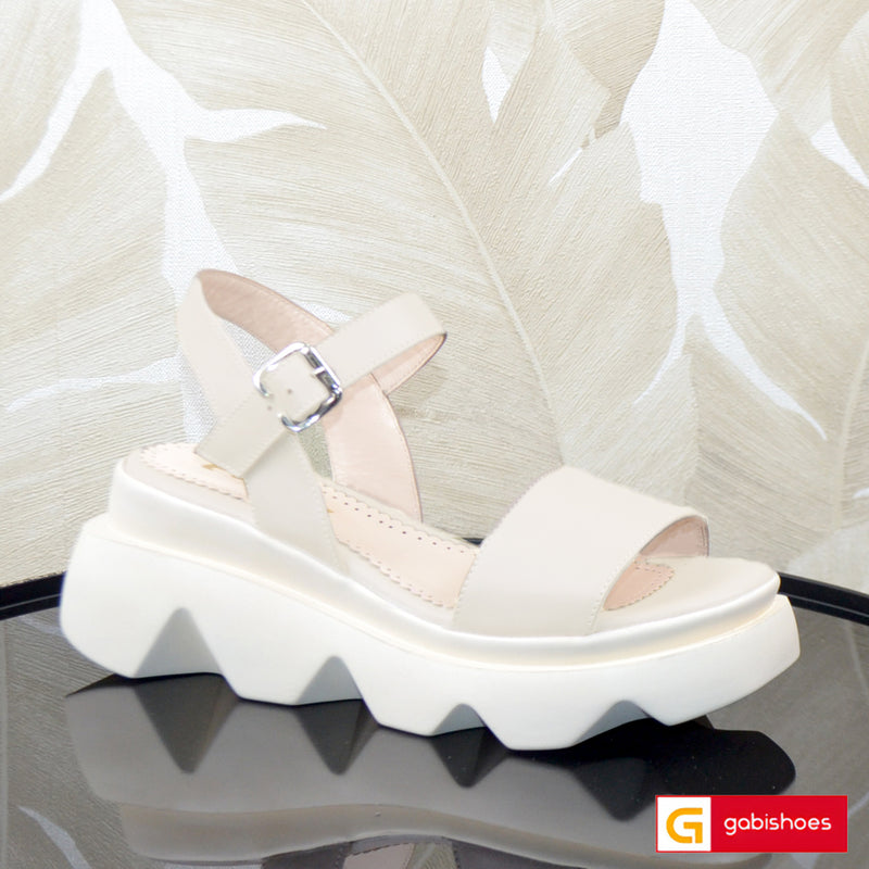 Sandale Piele Naturala Bej Yvonne 1161-19
