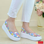Balerini Piele Naturala Multicolora Gabriela 3146-42