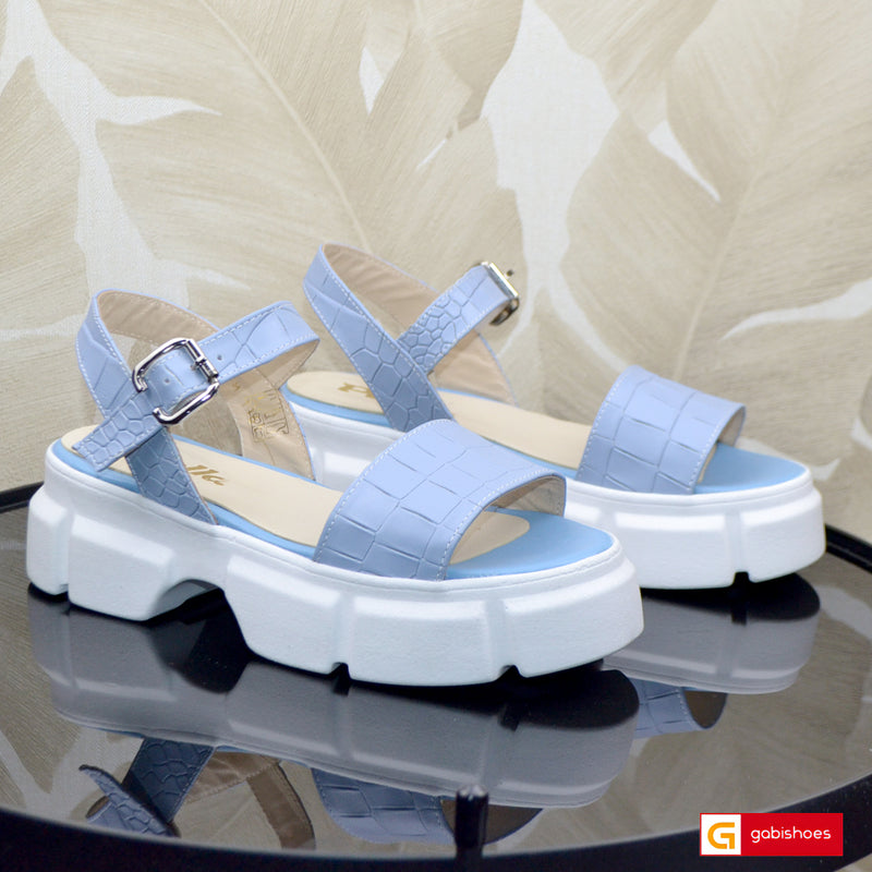 Sandale Casual Dama Piele Naturala Blue Lorena 1190-30