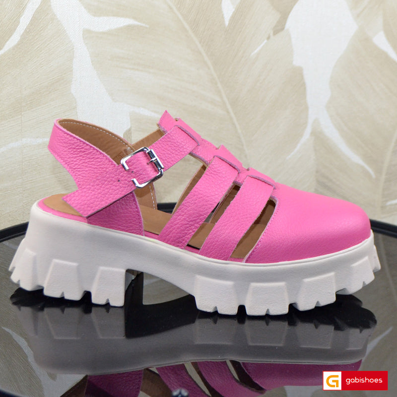 Sandale Piele Naturala Mov Lorena 3900-2