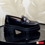 Pantofi Dama Piele Naturala Neagra Lorena 1753-1