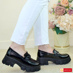 Pantofi Dama Piele Naturala Neagra Gabinna 3117-5