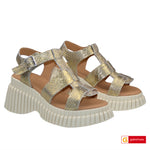 Sandale Piele Naturala Auriu Lorena 3400-3