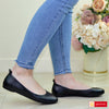 Balerini Dama Piele Naturala Neagra Natalia 164-91169