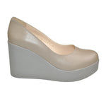 Pantofi Dama Piele Naturala Taupe Sandy 1422-11