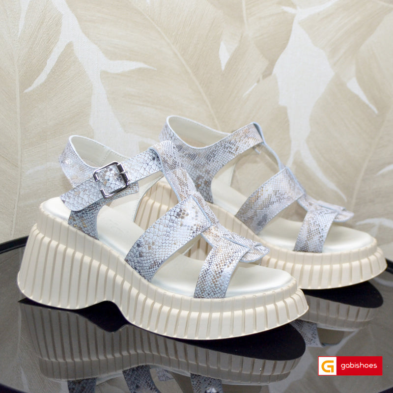 Sandale Piele Naturala Bej Lorena 3400-8