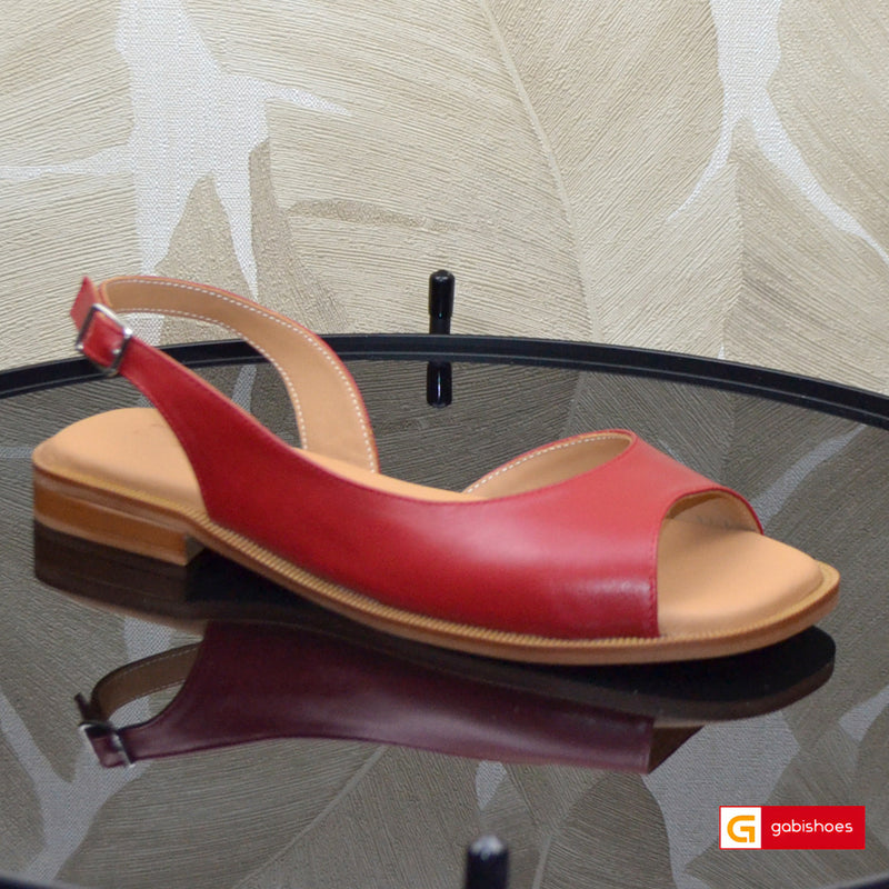 Sandale Piele Naturala Rosie Lorena 3916-1