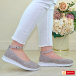 Balerini Piele Naturala Taupe Gabinna 135-348