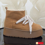 Ghete Dama Piele Naturala Intoarsa Neagra Lorena 4031-3