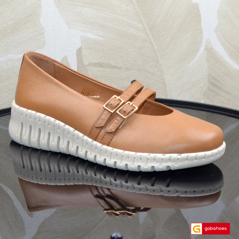 Pantofi Casual Piele Naturala Camel Gabinna 0164-123030