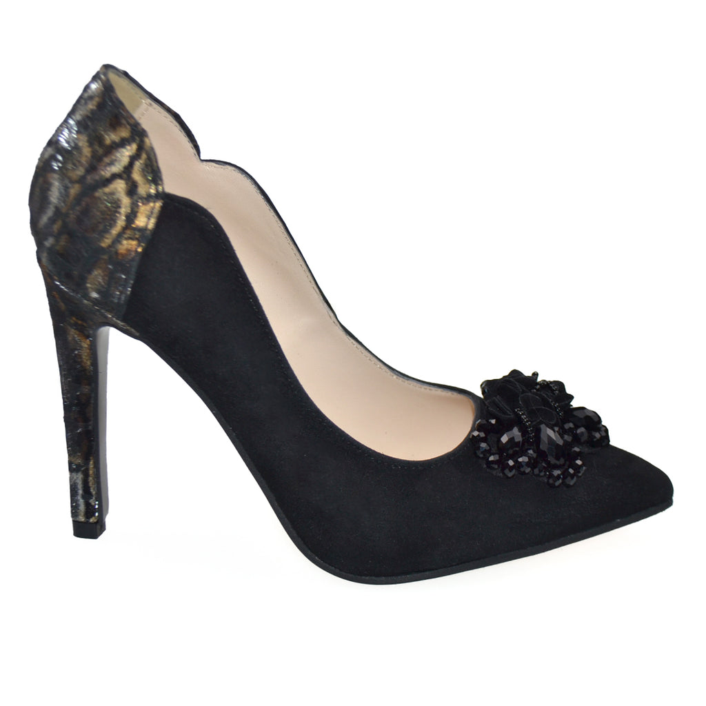 Pantofi Office Dama Piele Naturala Neagra Lorena 3702-1 ACC