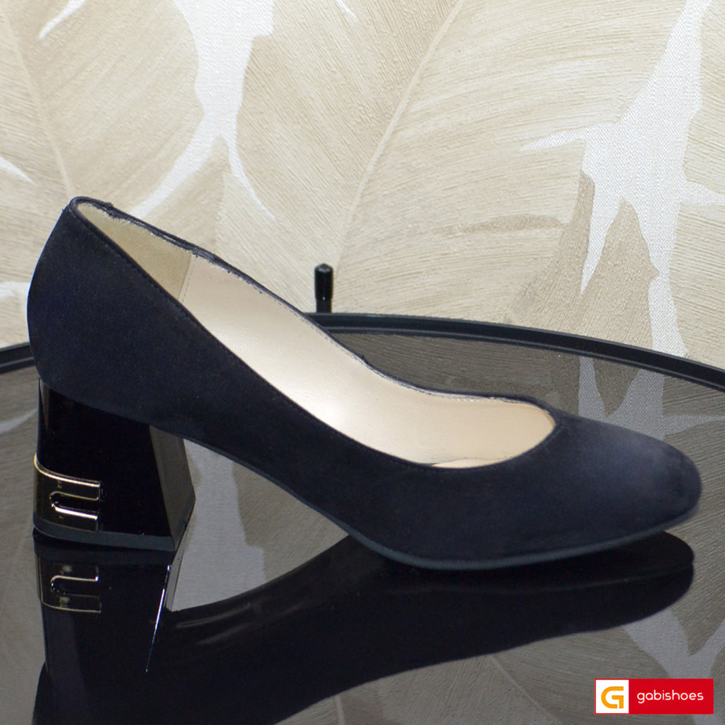Pantofi Office Dama Piele Naturala Neagra Lorena 4025-2