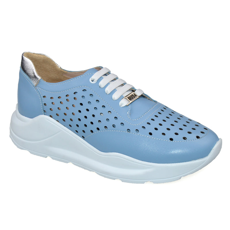 Pantofi Sport Piele Naturala Blue Gabinna 3279-3